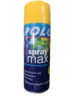 yellow spray paint
