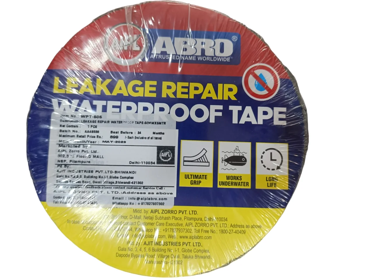 Leakage Repair Waterproofing tape